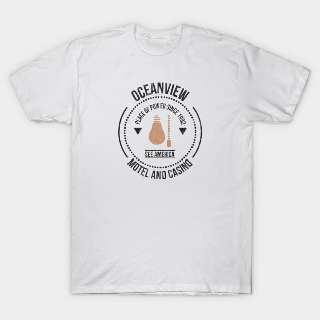 Control Oceanview Motel and Casino T-Shirt by karutees